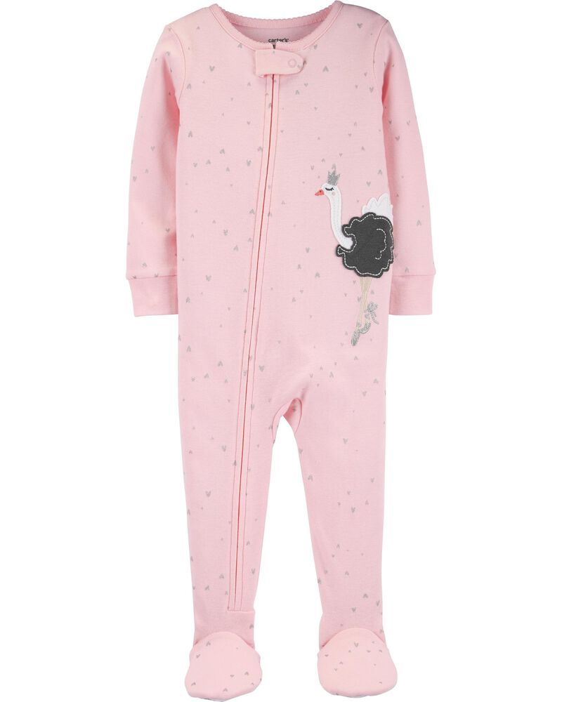 NWT ☀FOOTED FLEECE☀ CARTERS Girls Pajamas BOWS New YOU PICK 18m 24m 3T 4T 5T
